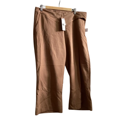 Katies Womens  Size 14 Ankle Length Pants Brown 