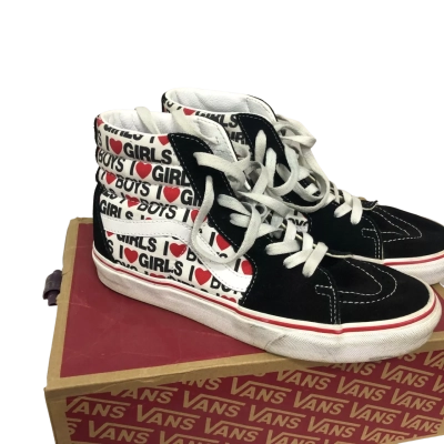 Vans I love boys I love Girls Womens  Size *U.S MENS 7 /  U.S WOMENS 8.5 
