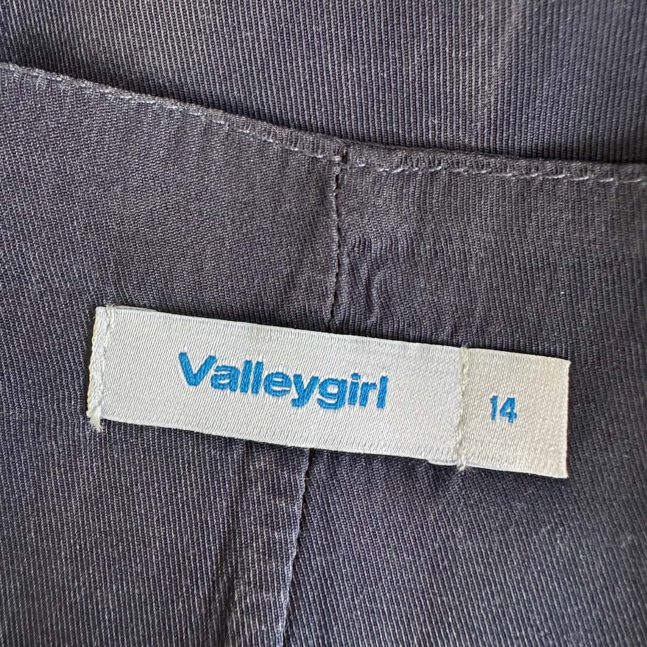 Valleygirl Women's Size 14 Singlet Navy Blue (s)