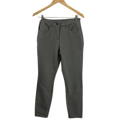  Womens  Size 38 Panelled Pants Dark Grey