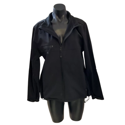 Deane  Mens  Size L Front Zipper Black  