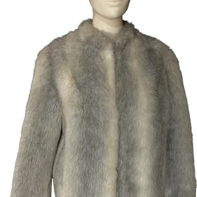  Vintage Stanley Creation Womens  Size 12 Faux Fur Coat 