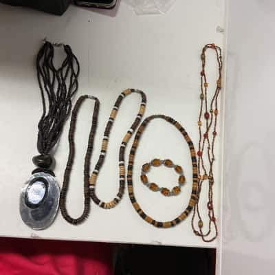 Assorted  Womens Bracelet / Necklaces Brown tones