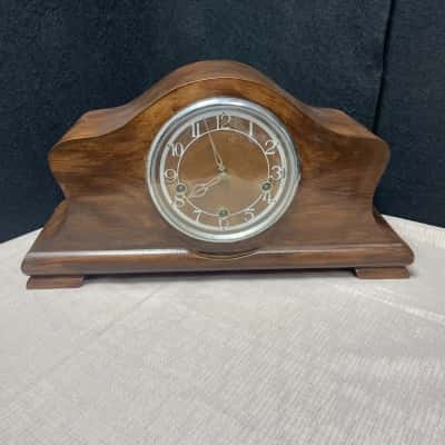 Vintage Smith Enfield Mantel Clock with Westminster Chime