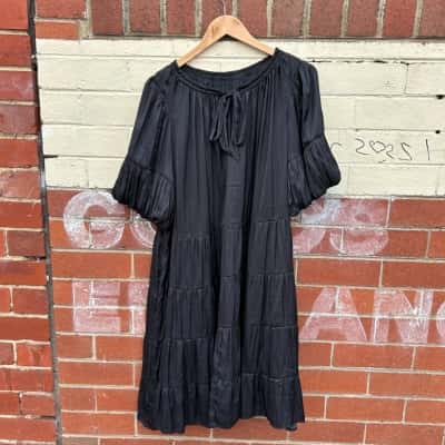 Morrison Womens  Size 8 Mini Dress Black  