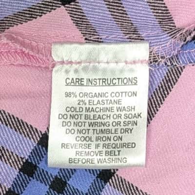 Dangerfield Womens Pink Tartan Dress Size 14  