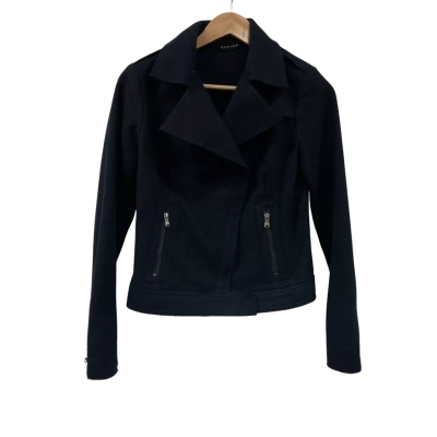 Sisley Womens Size 8 / XS Winter Jacket Navy Blue 