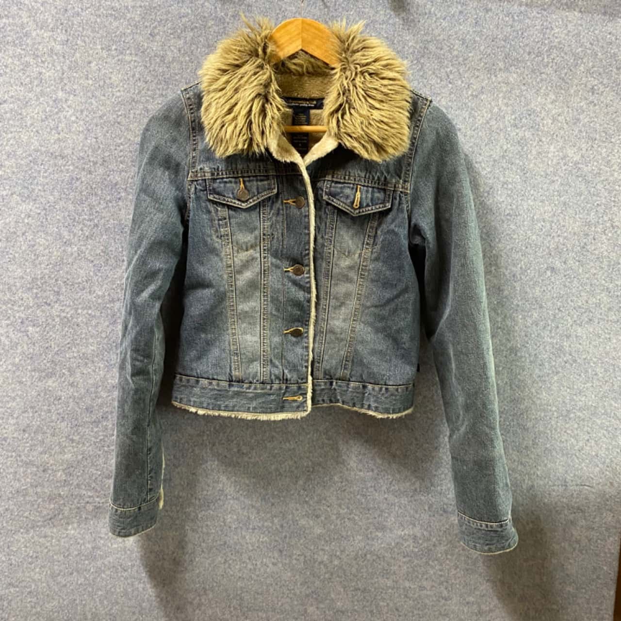 abercrombie and fitch jean jacket