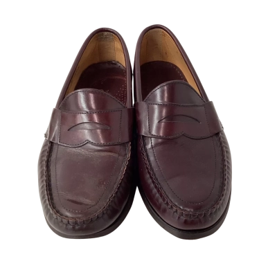 Sebago Mens  LEATHER Size 38 Loafers Dark Brown 