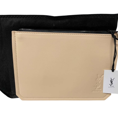  YSL Beaute flat pouch Beige 