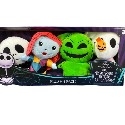 Disney, Tim Burton’s Nightmate Before Christmas plush 4 pack