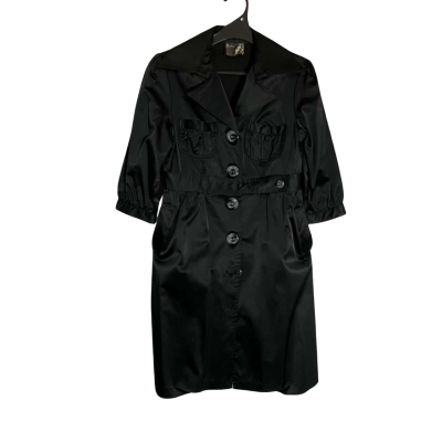  Vintage Martini Womens  Size 8 Winter Coat Black  