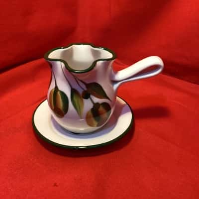 Retro Wangrove Australia Hand Decorated Ceramic Jug & Saucer set