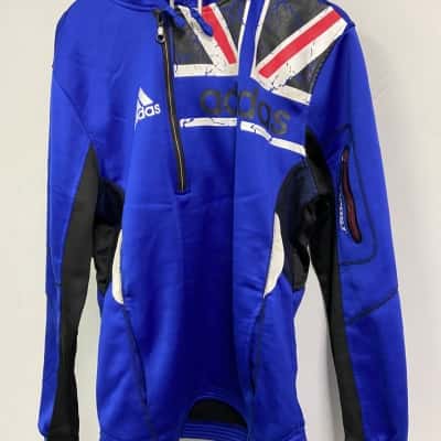 Adidas Sports Zip Hoodie Blue