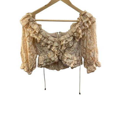 BNWT Petal + Pup Womens  Size 10 Beige Tink Top