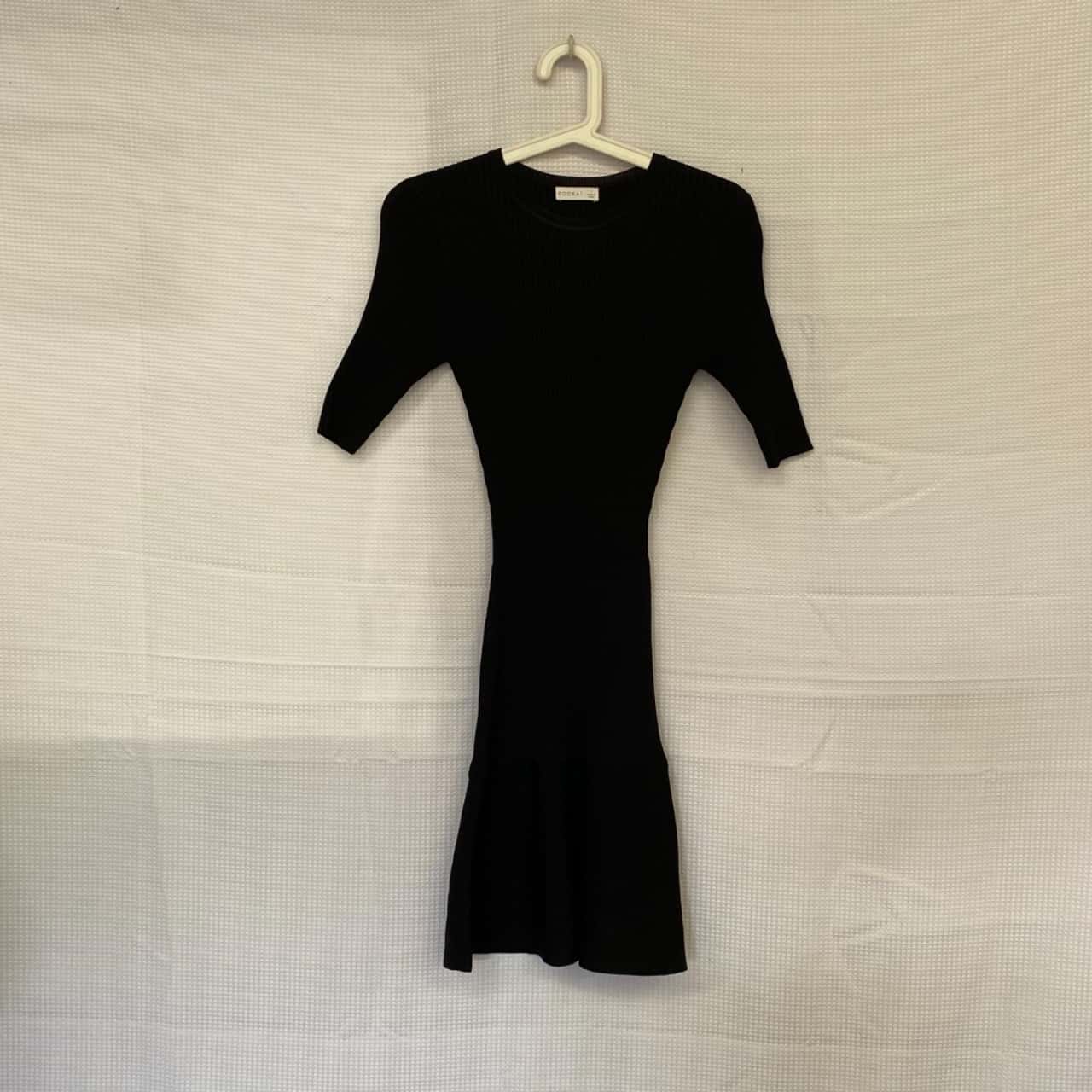 Kookai Womens Size 0 Short Sleeve Dress Black (s) - Used Very Good | Salvos  Stores