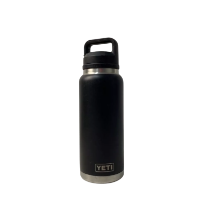 YETI Rambler Bottle 36 oz (1065ml) with Chug Cap Black