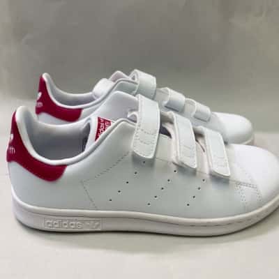 ADIDAS ‘STAN SMITH’ Sneakers White and Pink Size US 3