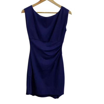 Diane Von Furstenberg Womens  Size 6 Mini Dress Navy Blue