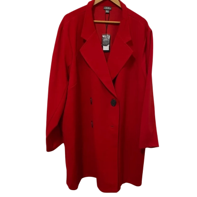 Navabi Womens Trench Coat Red 