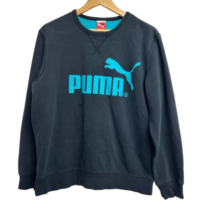 Puma Mens Size M Navy Blue Jumper