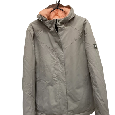  Womens  Size 18 Hooded Jacket Grey / Peach 