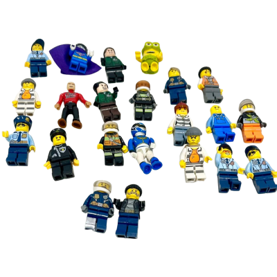 20 Various Lego Small Figurines 