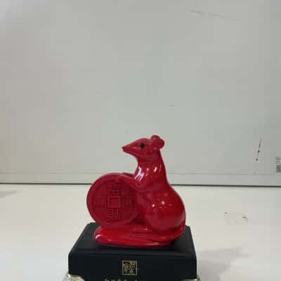 Chinese ceramic rat figurine 