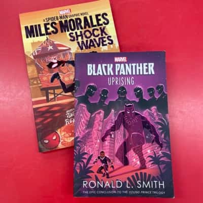 Marvel Black Panther & Spider-Man Books 