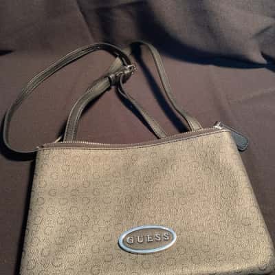 GUESS Black/Charcoal Cross Body Bag