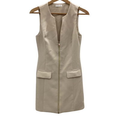 Kookai Womens  Size 8 Mini Dress Cream 