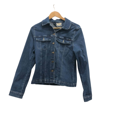 Jacky-O Womens  Size S Denim Jacket Blue 
