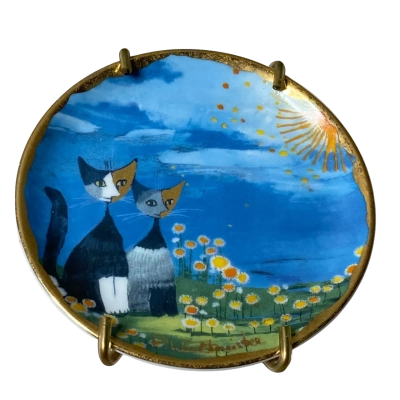 Goebel Wachtmeister Giornata Cat Mini Plate
