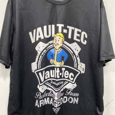 Vault tec  Mens  Size XXL Short Sleeve T-shirt Black  