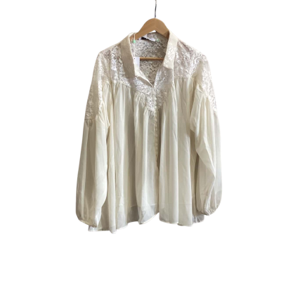 Bohemian Traders Womens  Size XXL Blouse Cream 