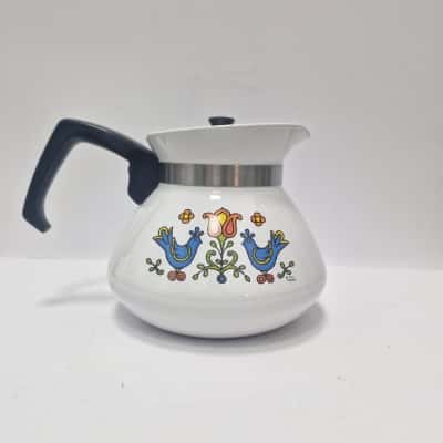 Vintage Retro Corning Ware teapot 1975