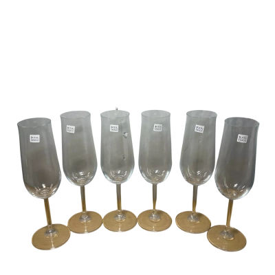 Boda Design Champagne Glasses x6
