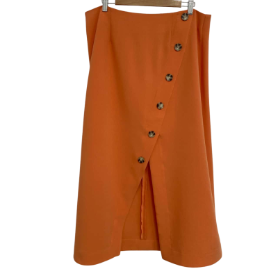 Serafina Womens  Size 16 Orange Skirt
