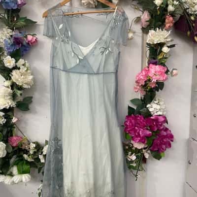 Coast Clothing Size 14 Blue / Green dress