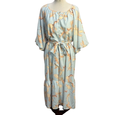 Tulua Womens  Size S-M Casual Dress Blue / Floral 