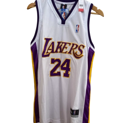 NBA Mens  Size L Lakers Jersey Purple / White / Yellow 