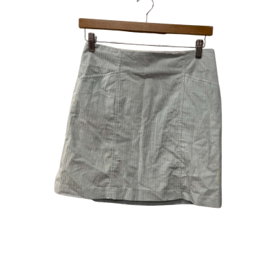 Kookai Womens  Size 12 Corduroy A-Line  / Mini Skirt Ash Blue 