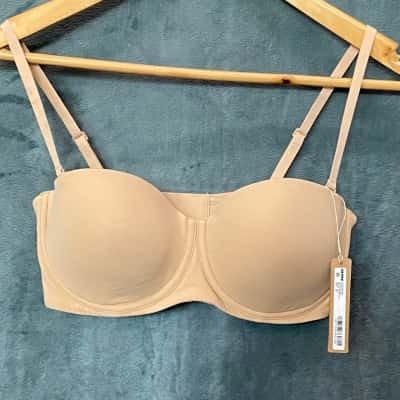 Skin Womens  Size 36C Beige strapless bra