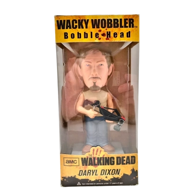 Funko Wacky Wobbler The Walking Dead Daryl Dixon Bobblehead New In Display Box  (JK7)