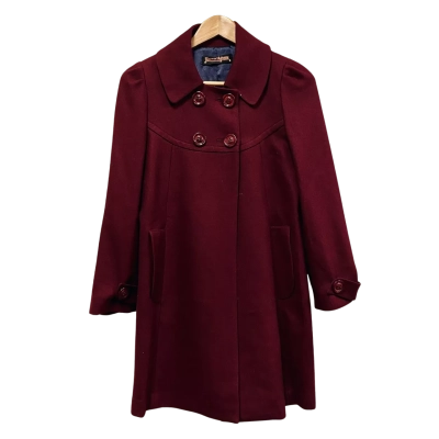 Princess Highway, Women’s Size 8, Dark Red, Trenchcoat