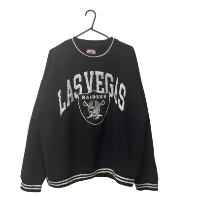 Women’s NFL Las Vegas Raiders Size XL Crew Neck Jumper Black  