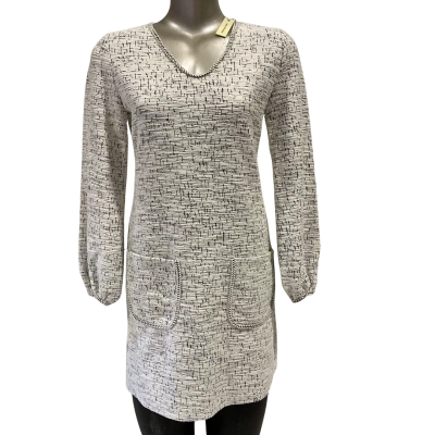 Max Studio Womens  Size S Casual Dress Black/White/Pattern
