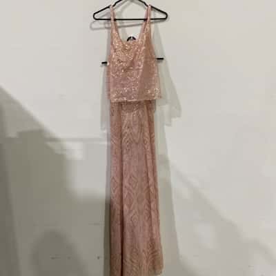 Morilee Madeline Garden Womens  Dress Size 16 Pink  RRP$390