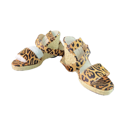 David Lawrence Womens  Size 39 Animal print wedges 