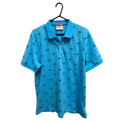 Scotch & Soda Mens  Size L Polo Shirt Blue 